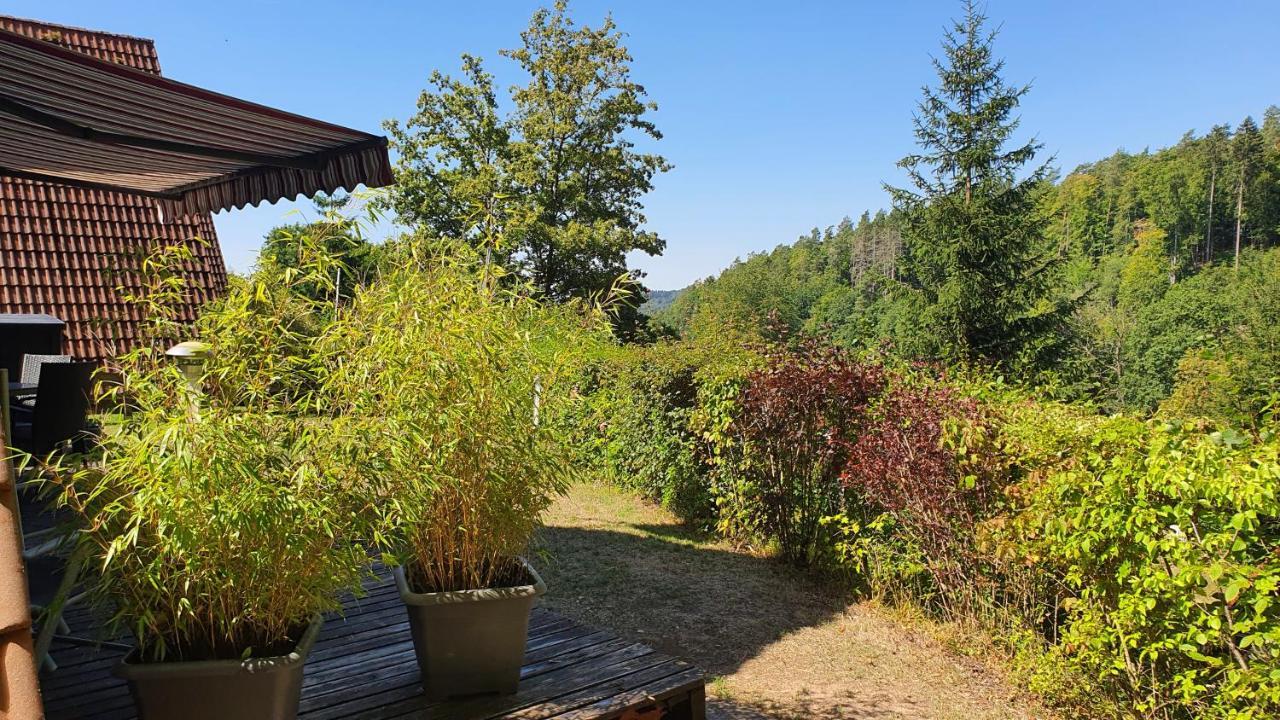 Ferienhaus Am Wald Ronshausen Exterior foto